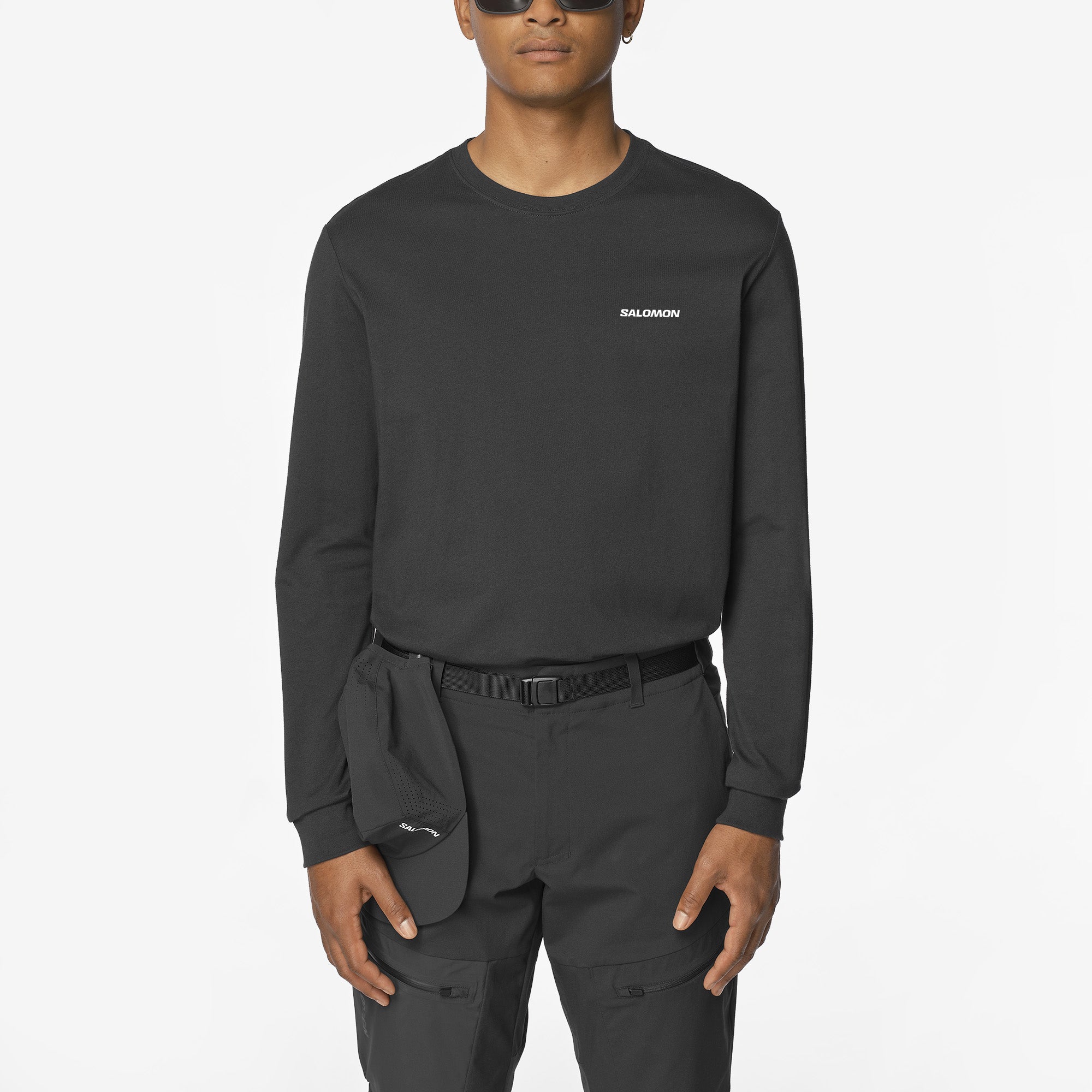 CHEST LOGO LS TEE